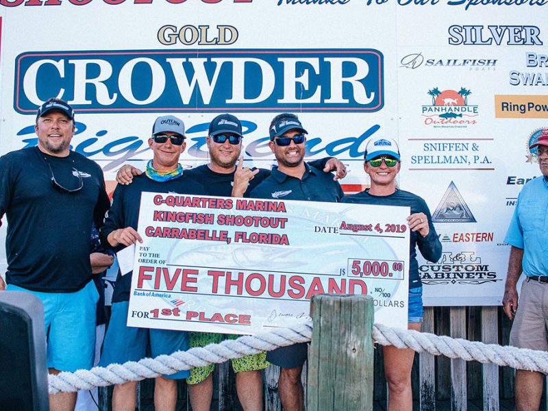 Kingfish Tournanment 2019 winner